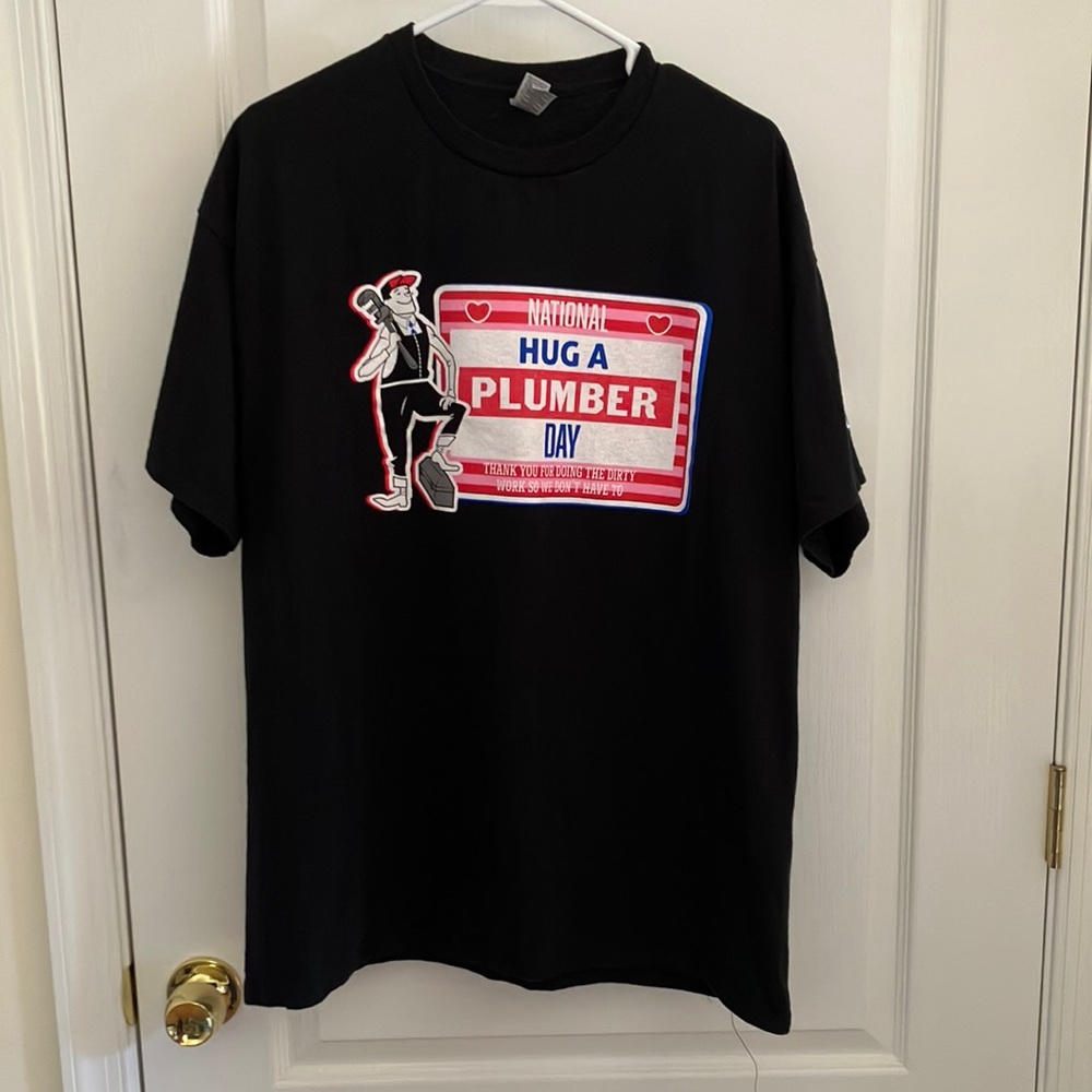 Brand new never worn, plumber love T-shirt